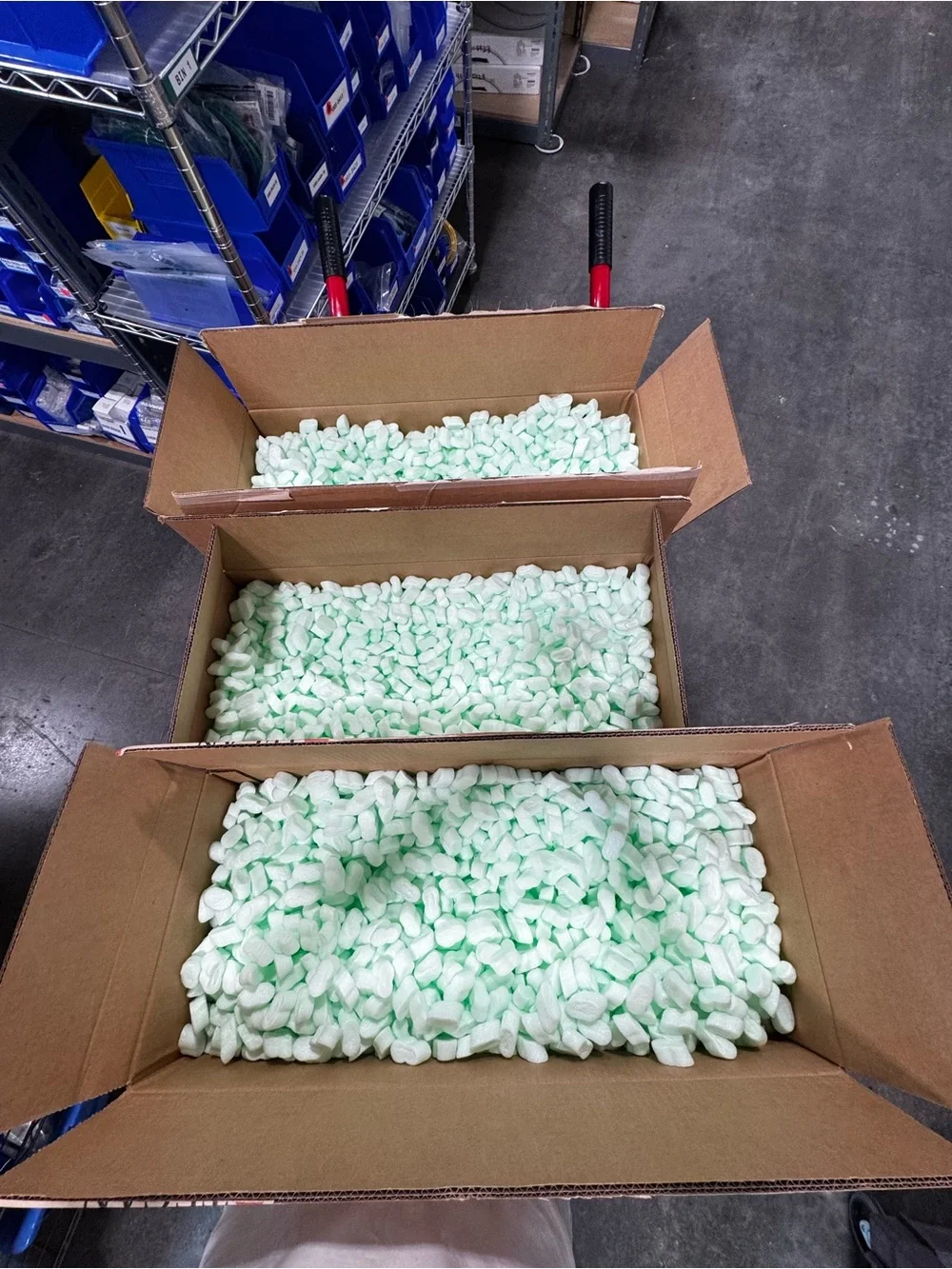 Green Packing Peanuts - Bulk Shipping Fill